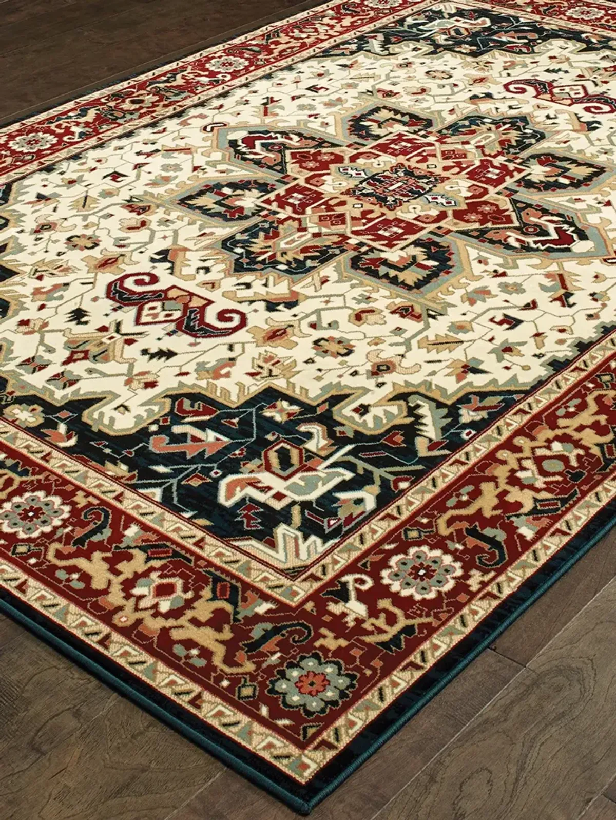 Kashan 6'7" x 9'6" Red Rug