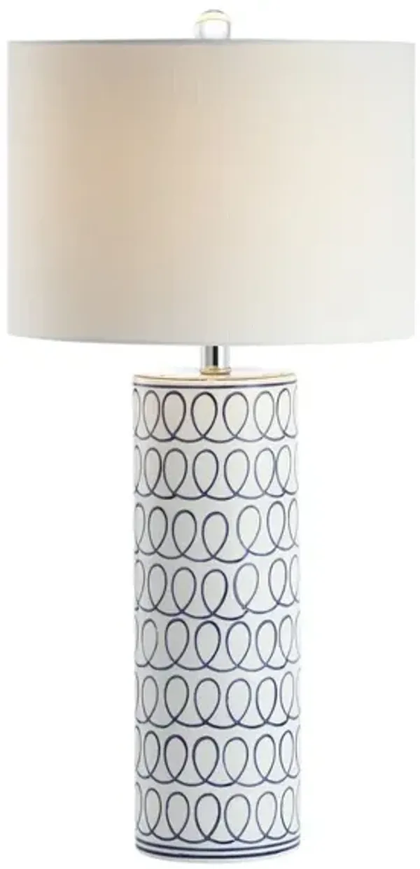 Loop Ceramic Modern Column LED Table Lamp