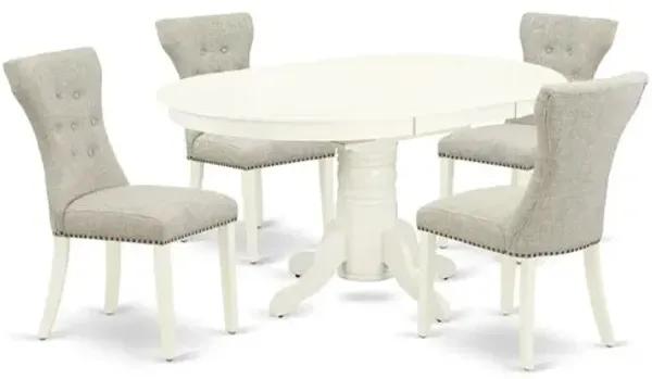 Dining Room Set Linen White