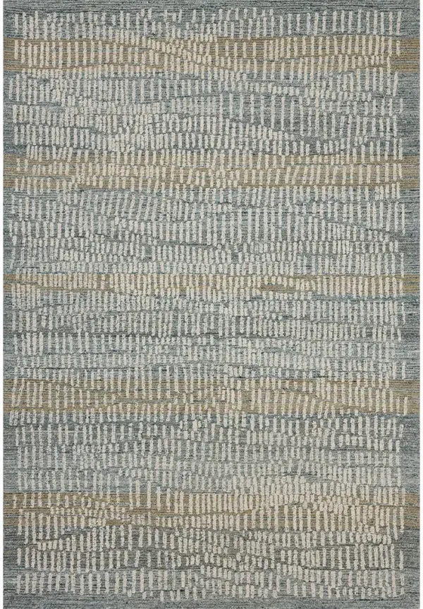 Elias Ocean/Oatmeal 2'6" x 9'9" Runner Rug