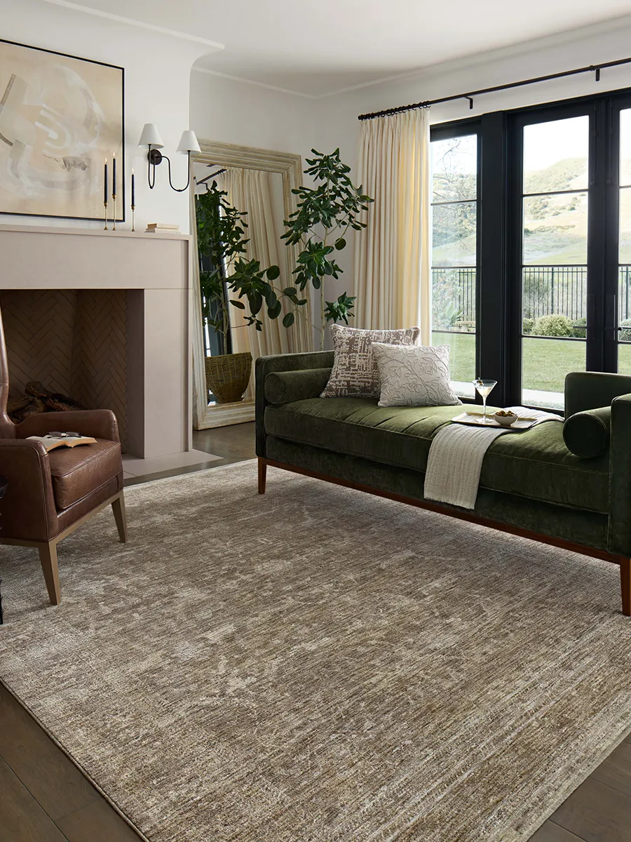 II Tabitha Taupe/Pebble 11'6" x 15'6" Accent Rug by Loloi II