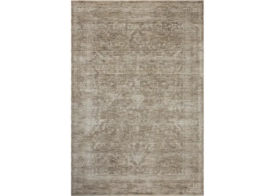 II Tabitha Taupe/Pebble 11'6" x 15'6" Accent Rug by Loloi II