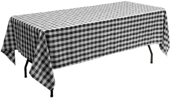 10 Pcs 60" x 126" Rectangular Polyester Party Tablecloth