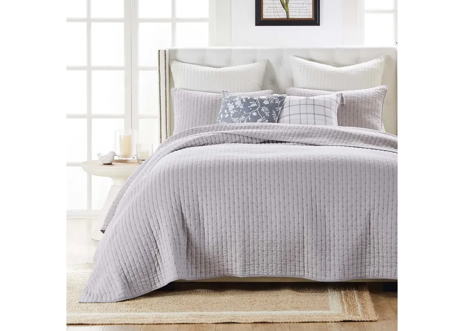 Greenland Home Fashions Monterrey Finely Stitched Quilt Set  Classic