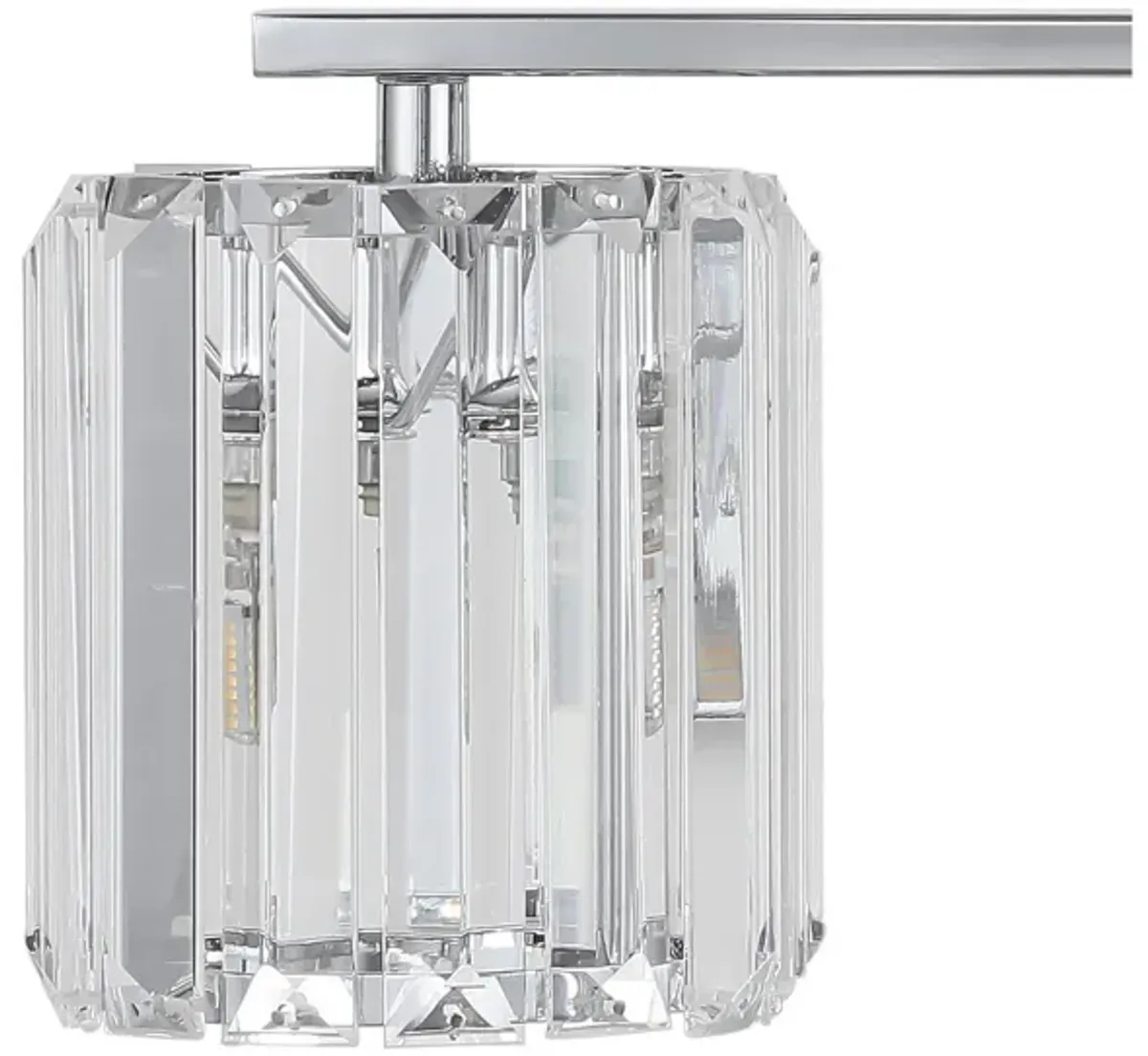 Coco Prism Vintage Metal/Glass Classic Glam LED Vanity Light