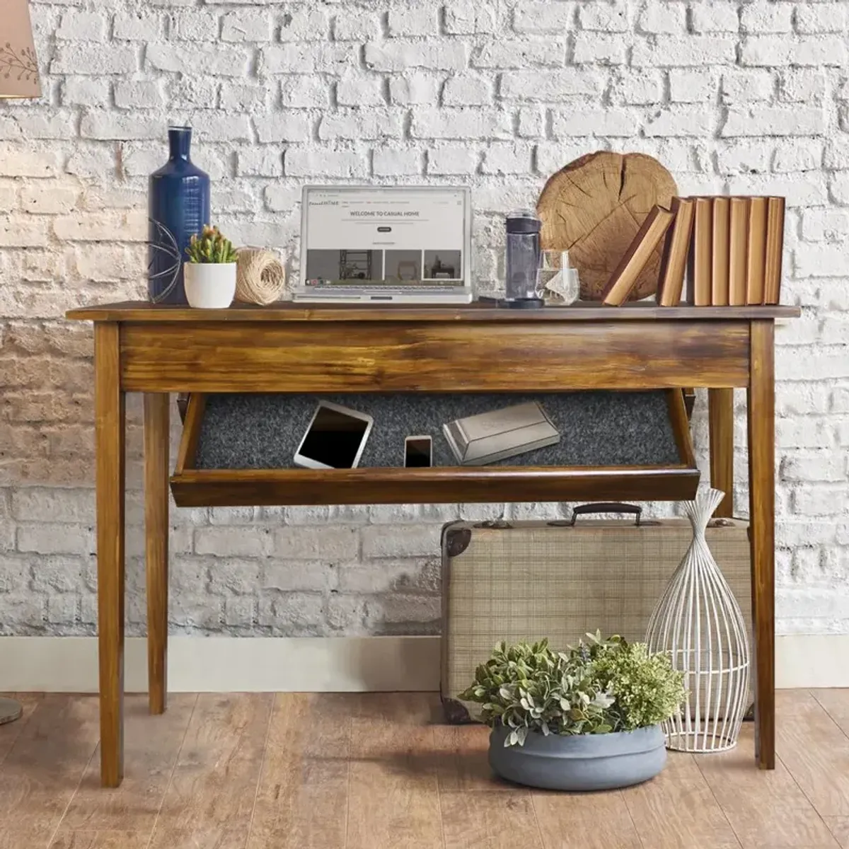 Kennedy Console Table with Concealed Drawer, Concealment Furniture