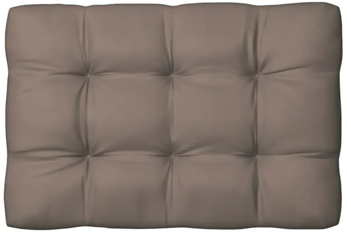 vidaXL Pallet Sofa Cushions 3 pcs Taupe