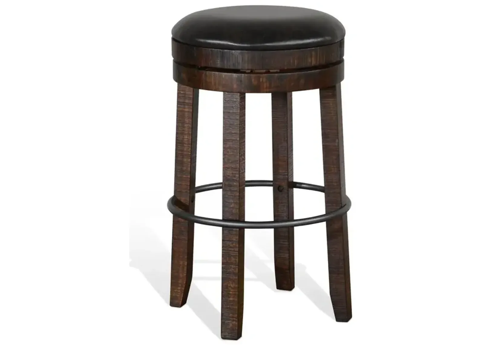 Sunny Designs Bar Swivel Stool, Cushion Seat