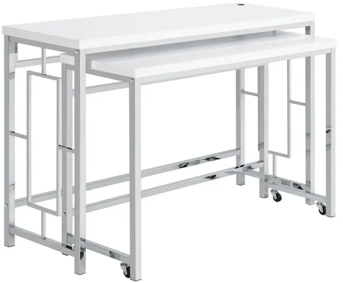 Jackson 4-piece Multipurpose Counter Height Table Set White