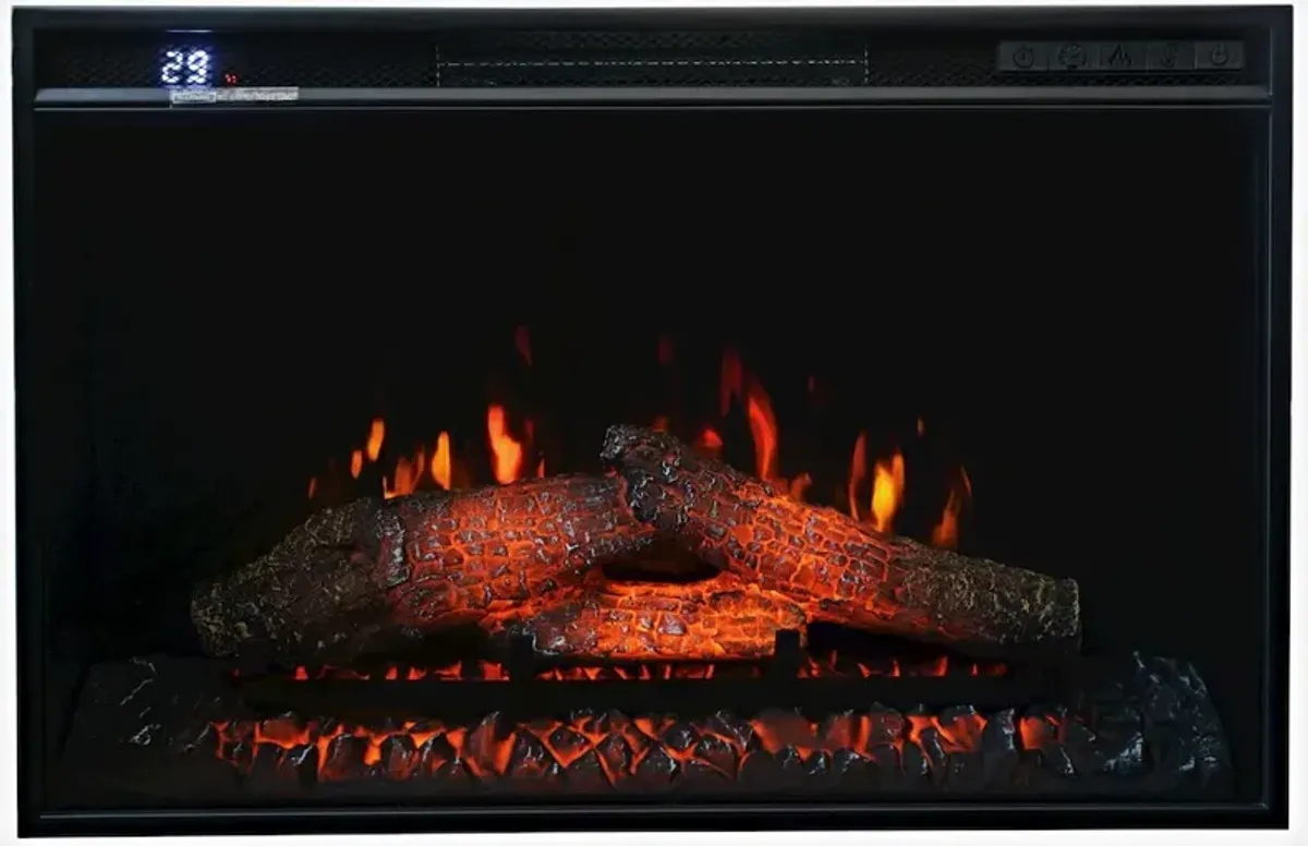 Jofran Painted Canyon Rustic 32 Electric Fireplace Console TV Stand