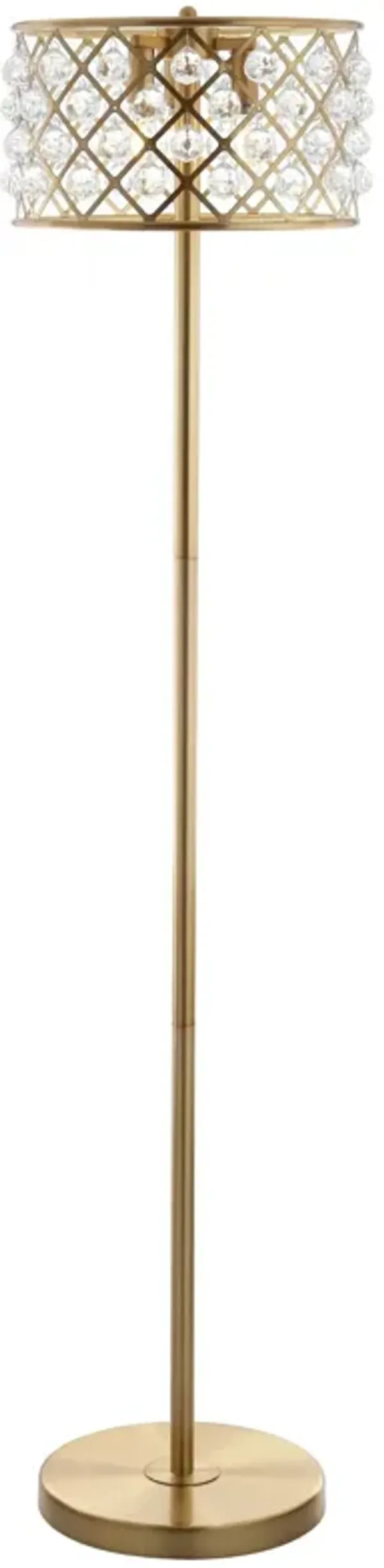 Elizabeth Crystal/Metal LED Floor Lamp