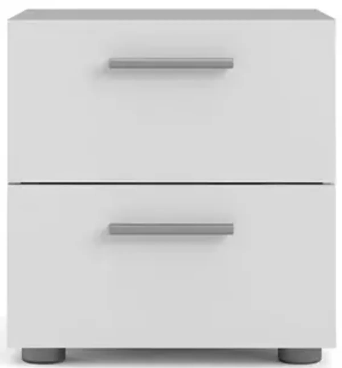 Tvilum Austin 2 Drawer Nightstand, White
