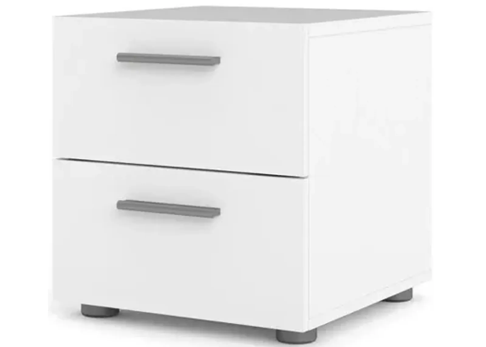 Tvilum Austin 2 Drawer Nightstand, White