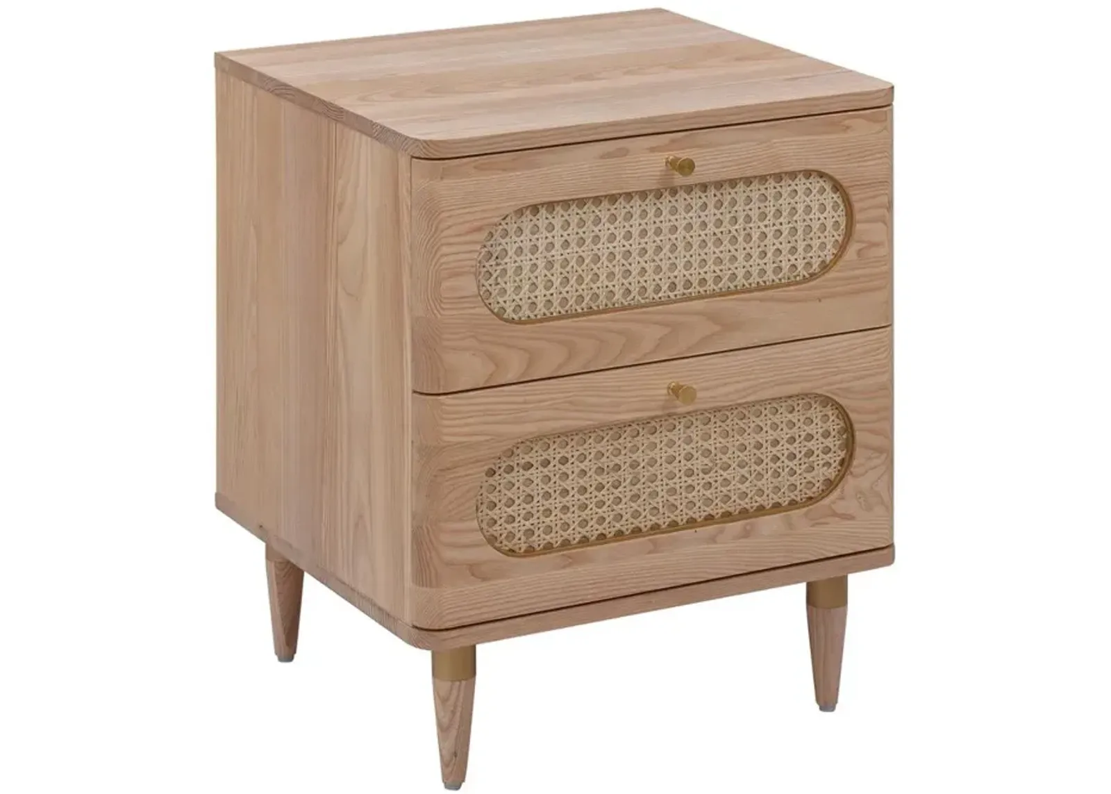 Belen Kox Cane Textured Nightstand, Belen Kox