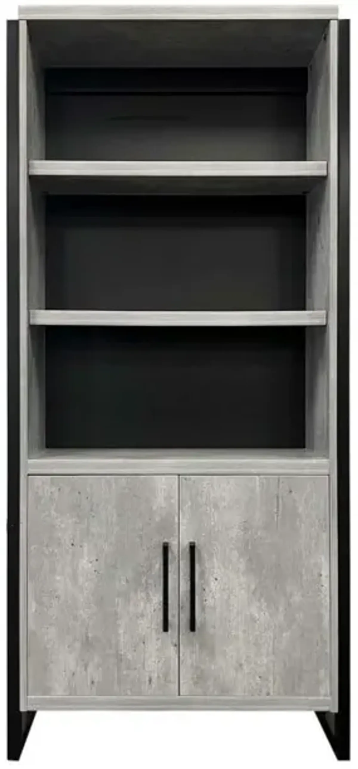 Mason 78" Lower Door Bookcase in Grey