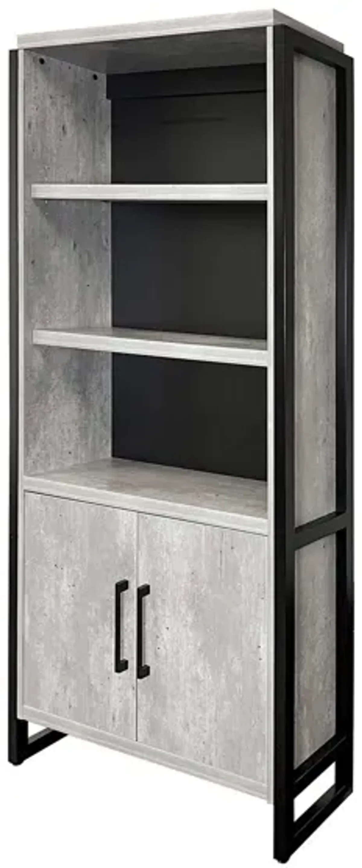 Mason 78" Lower Door Bookcase in Grey