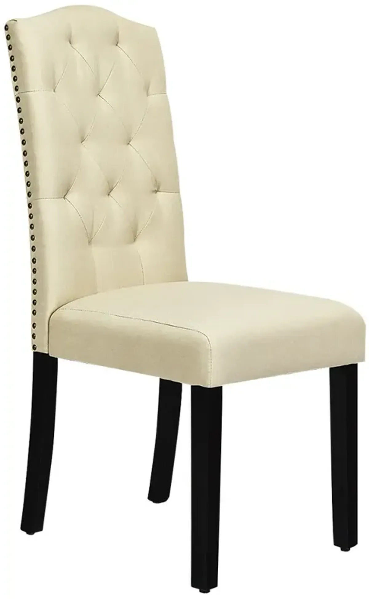 Set of 2 Tufted Upholstered Dining Chairs