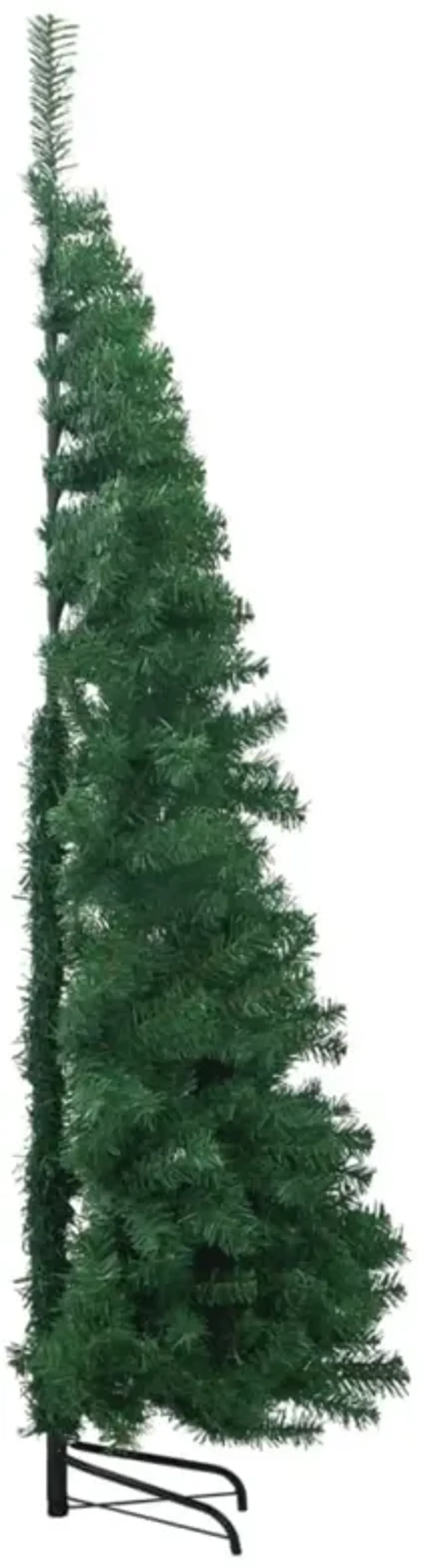 vidaXL Corner Artificial Christmas Tree Green 70.9" PVC