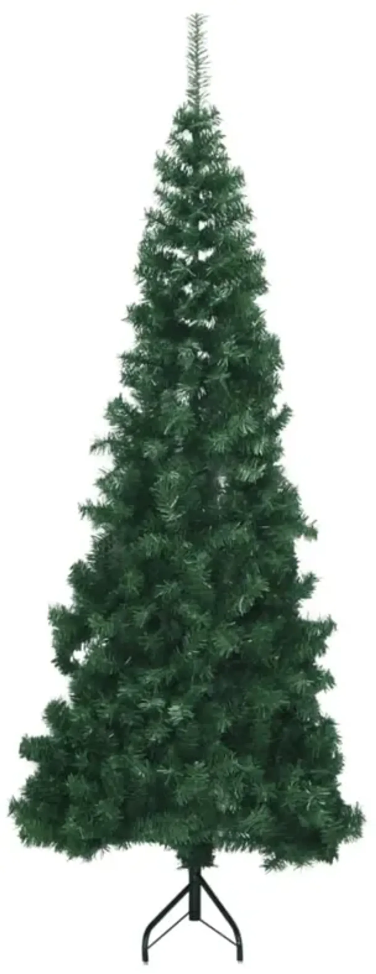 vidaXL Corner Artificial Christmas Tree Green 70.9" PVC