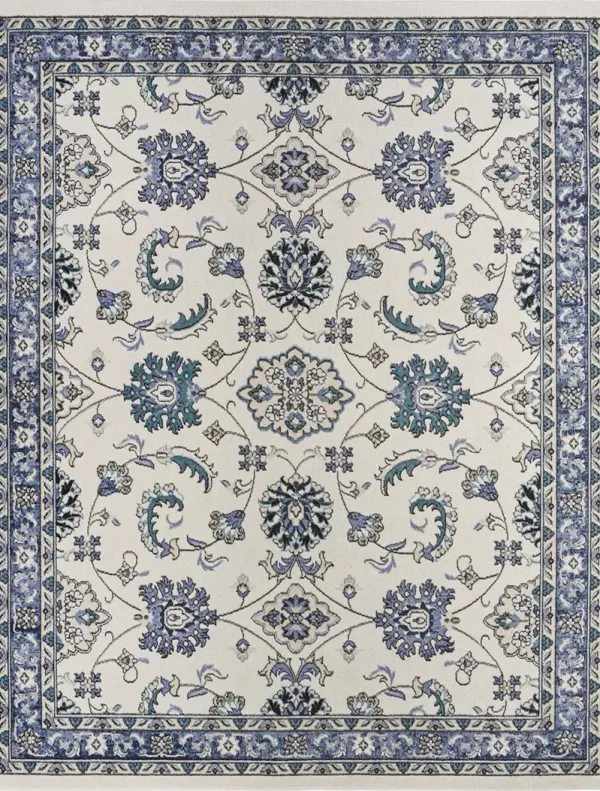 Nourison Essentials NRE05 Ivory/Blue 9' x 12' Rug