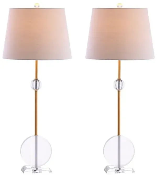 Spencer Crystal/Metal LED Table Lamp