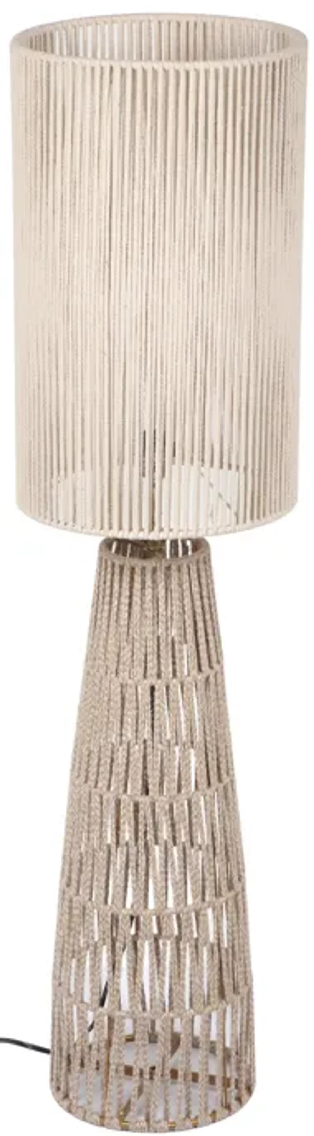 Beam Cream Natural Jute Floor Lamp