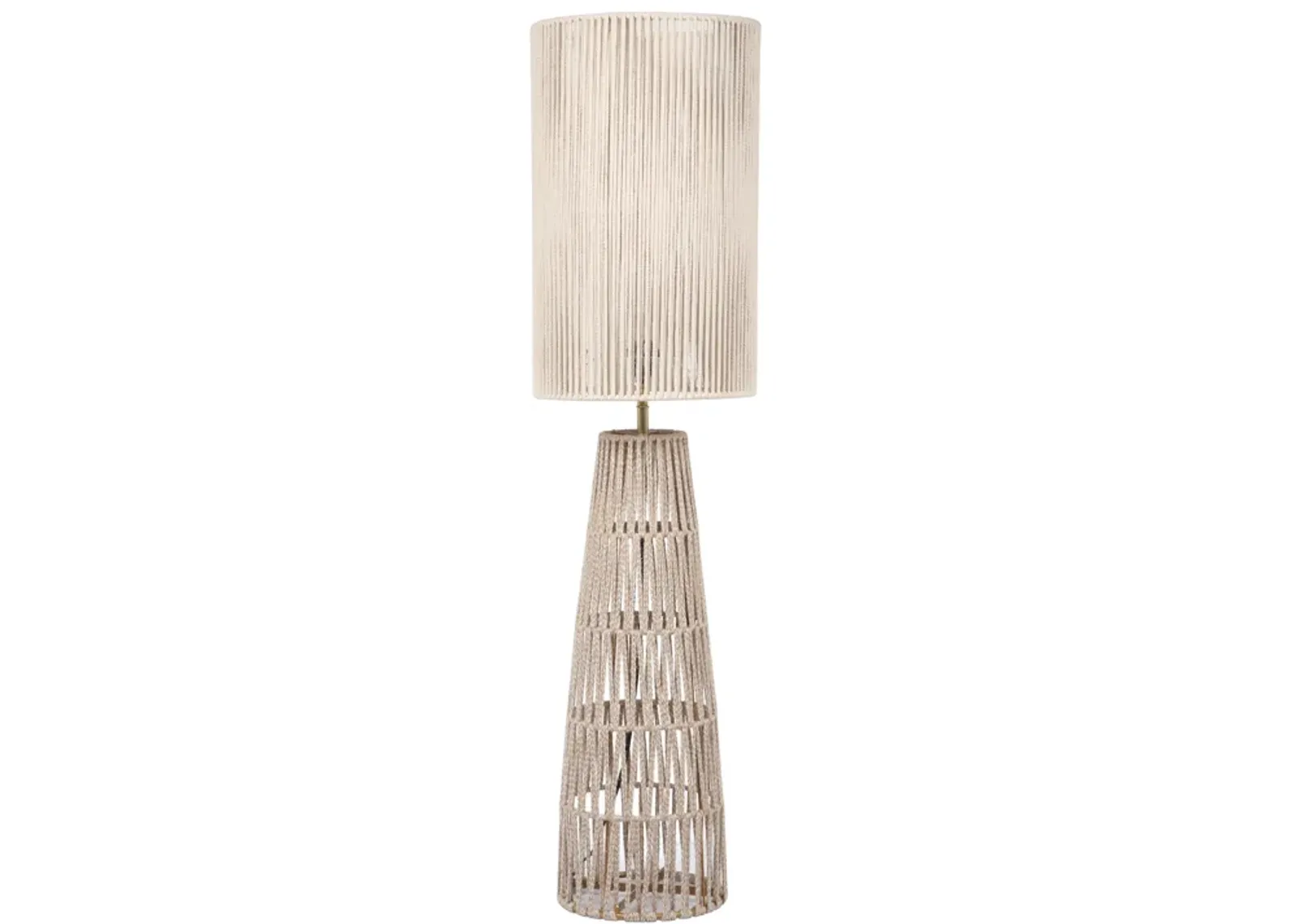 Beam Cream Natural Jute Floor Lamp