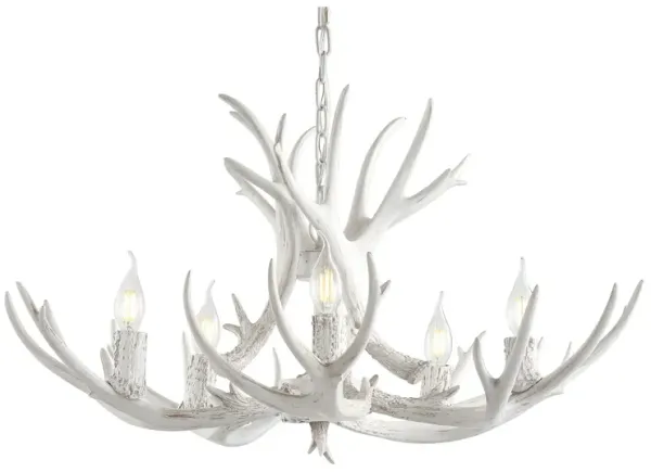Eldora Adjustable Resin Antler LED Chandelier