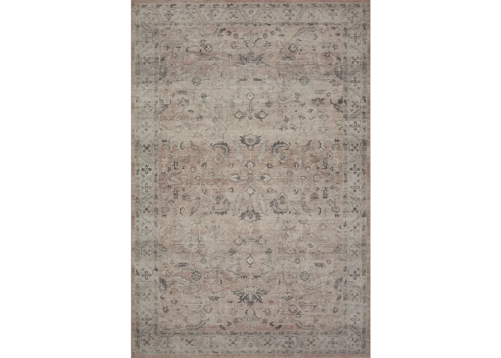 Hathaway HTH06 Blush/Multi 9' x 12' Rug by Loloi II