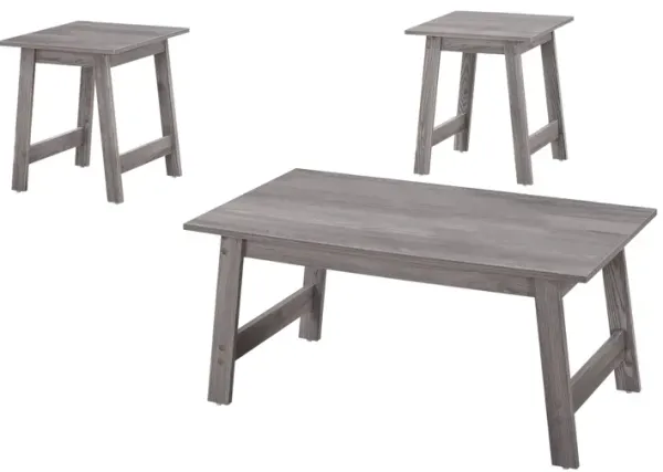 Modern Set of 3 Coffee Tables for Living Room and Lounge Furniture Arrangement