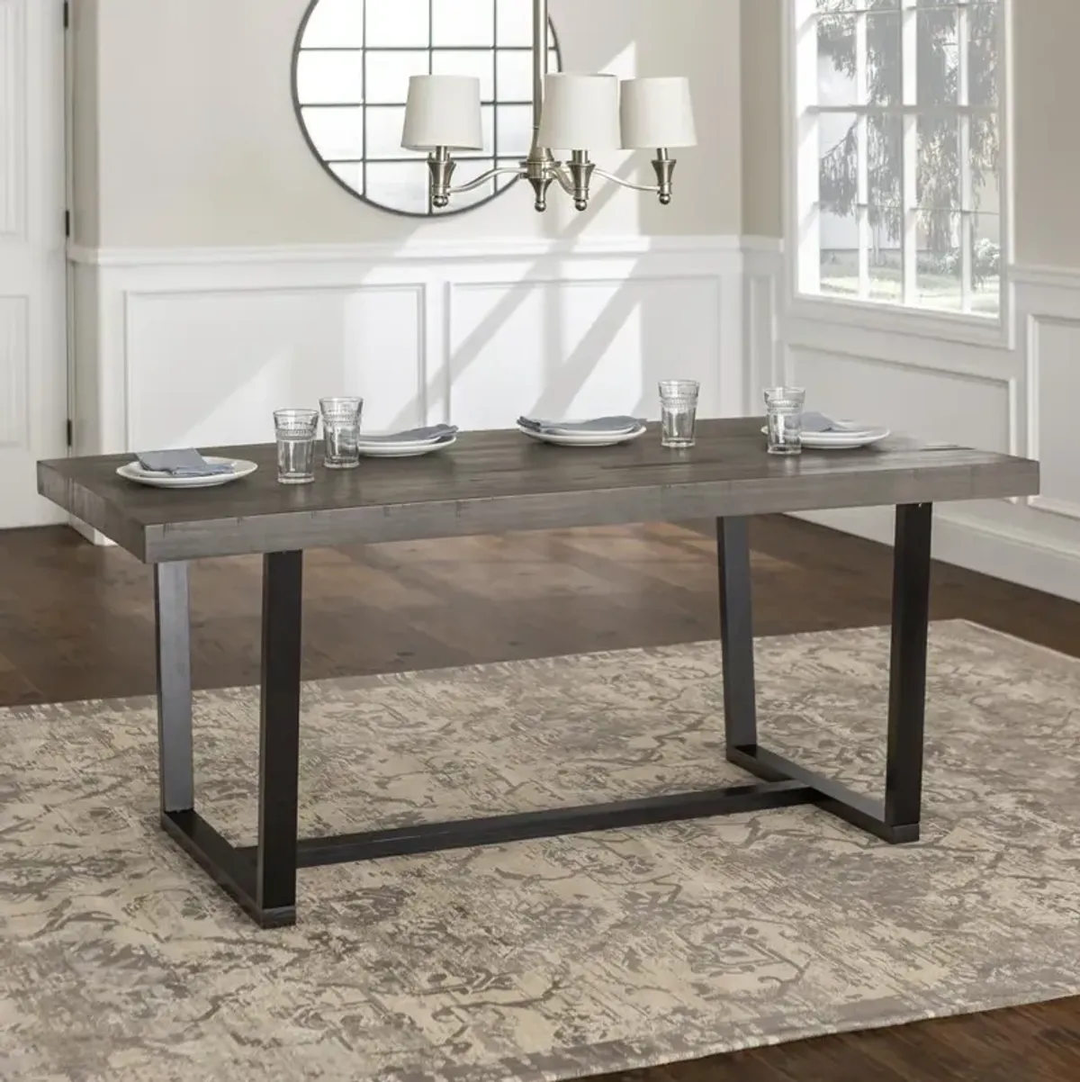 Belen Kox Rustic Farmhouse Dining Table, Belen Kox