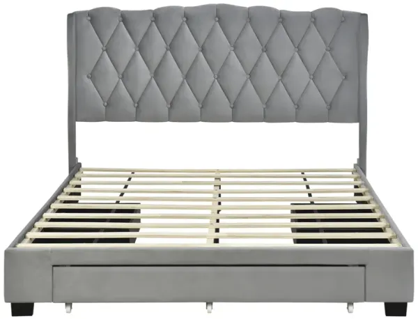 Merax Upholstered Platform Bed Upholstered Platform Bed, No Box Spring Needed
