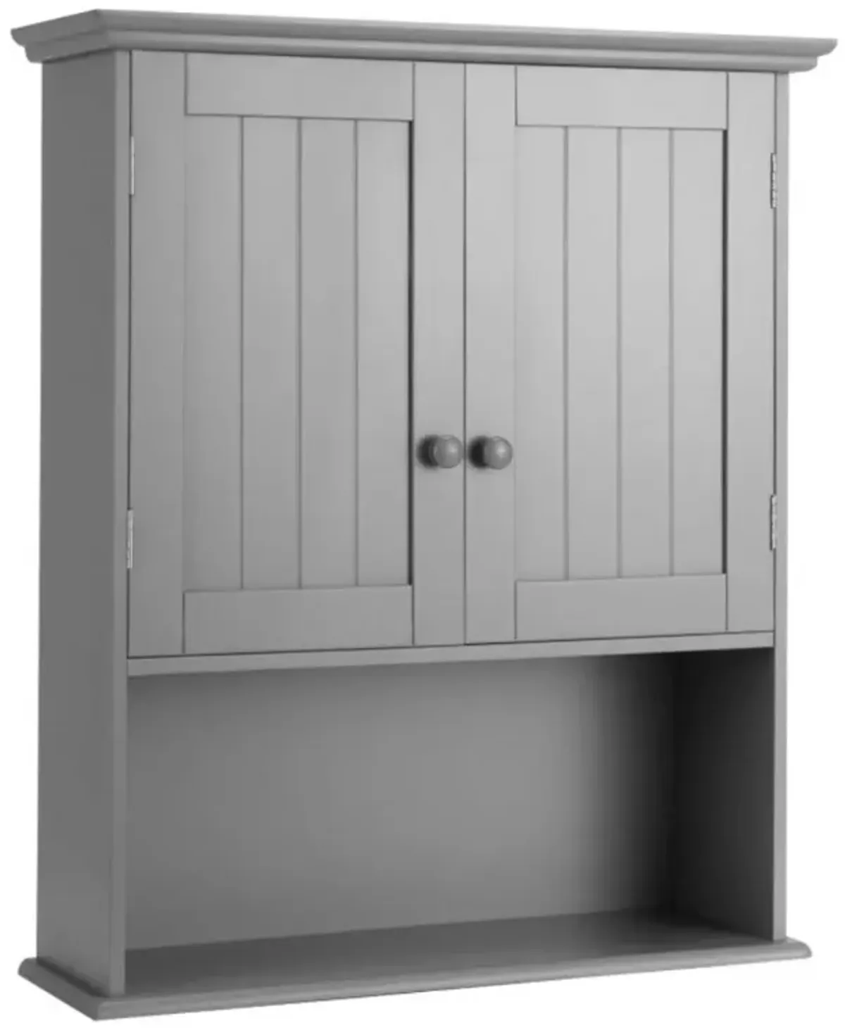 Hivvago 2-Door Wall Mount Bathroom Storage Cabinet with Open Shelf