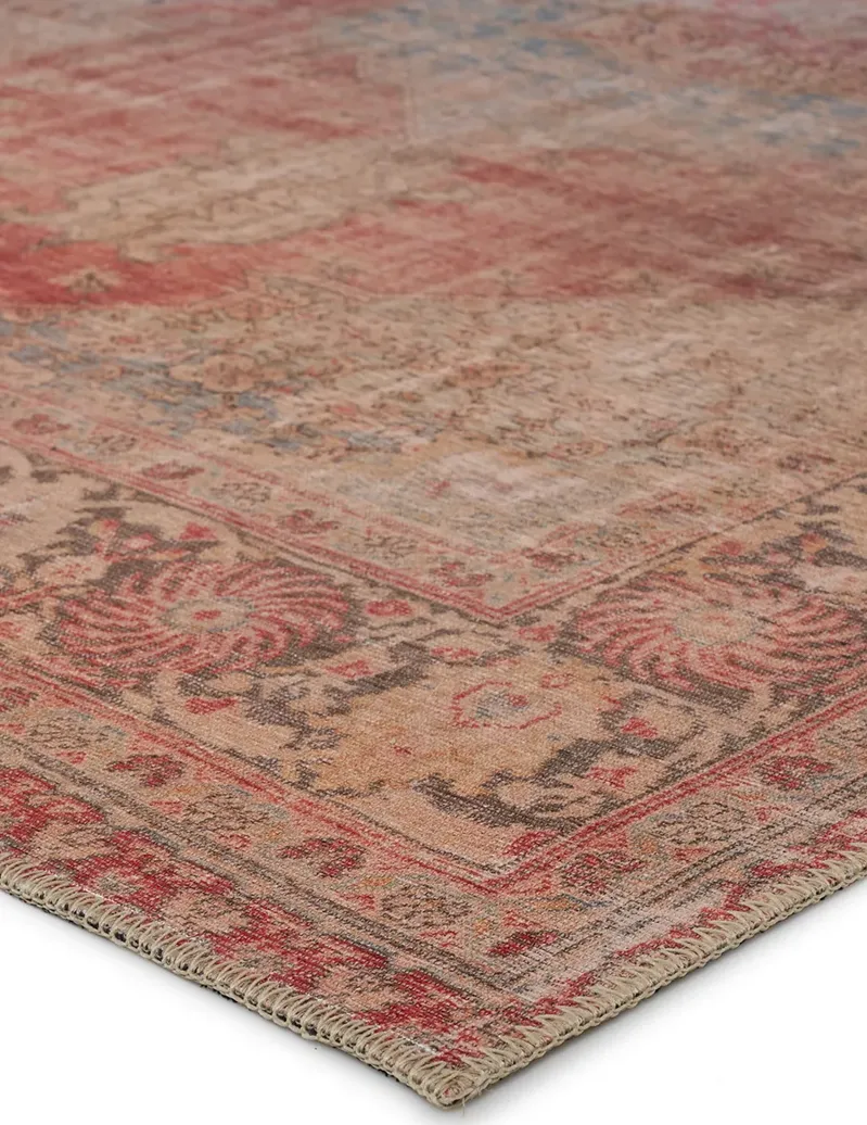 Harman By Katelester Leonine Red 7'6" x 10' Rug