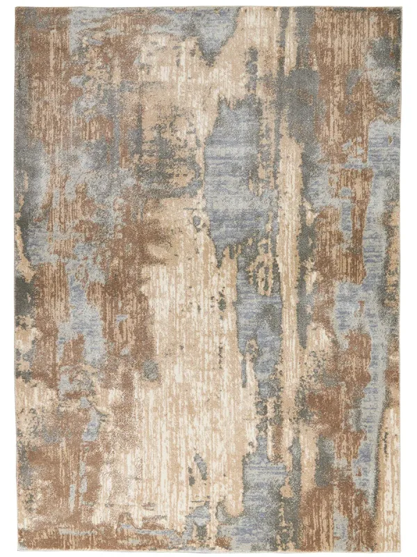 Moroccan Celebration KI386 Gray/Beige 5'3" x 7'3" Rug