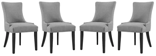 Marquis Dining Chair Fabric Set of 4-Benzara