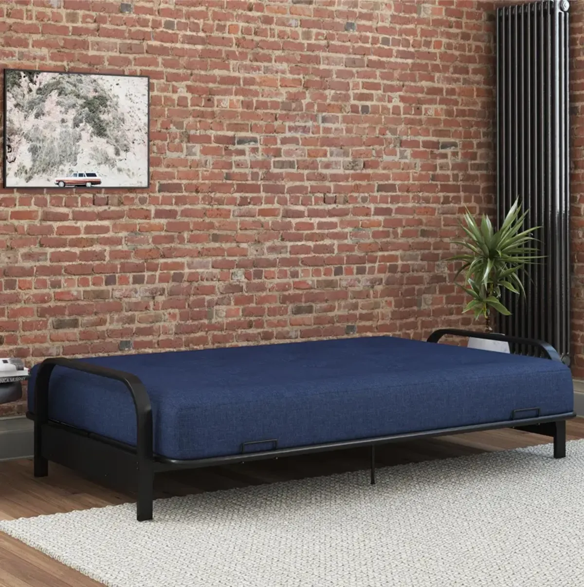 REALROOMS Cozey 8-Inch Pocket Spring Coil Futon Mattress