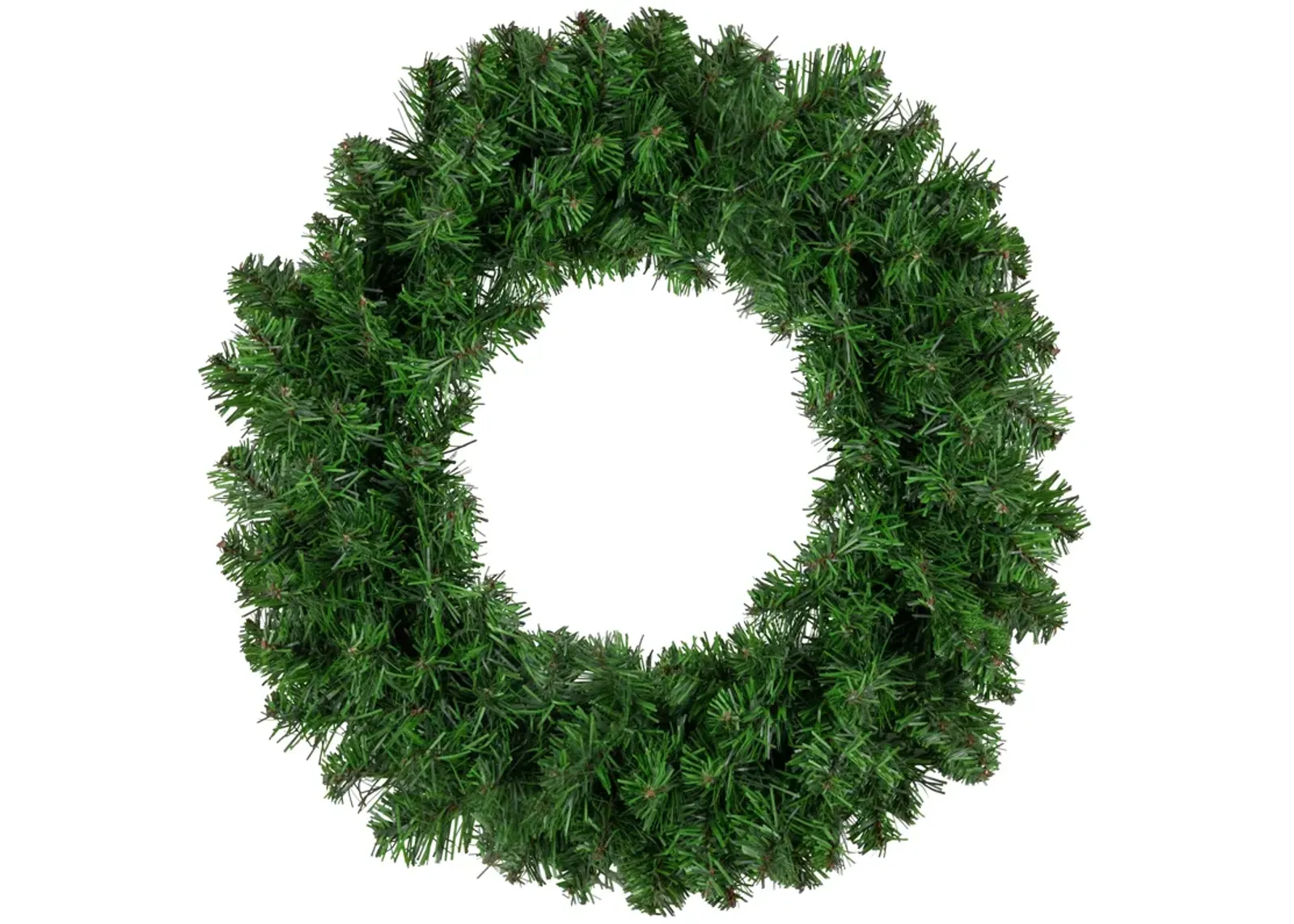 Green Colorado Spruce Artificial Christmas Wreath  16-Inch  Unlit