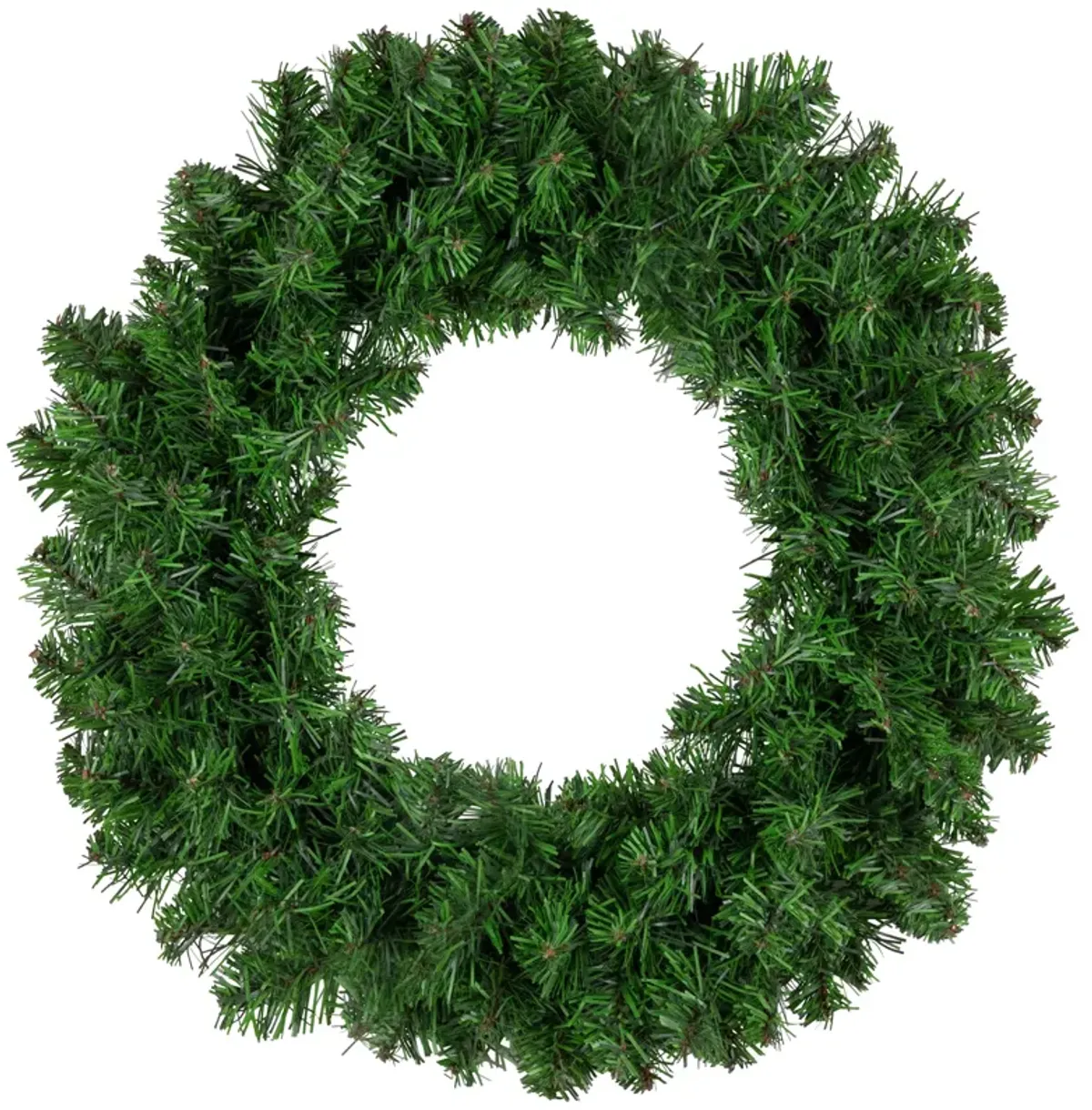 Green Colorado Spruce Artificial Christmas Wreath  16-Inch  Unlit