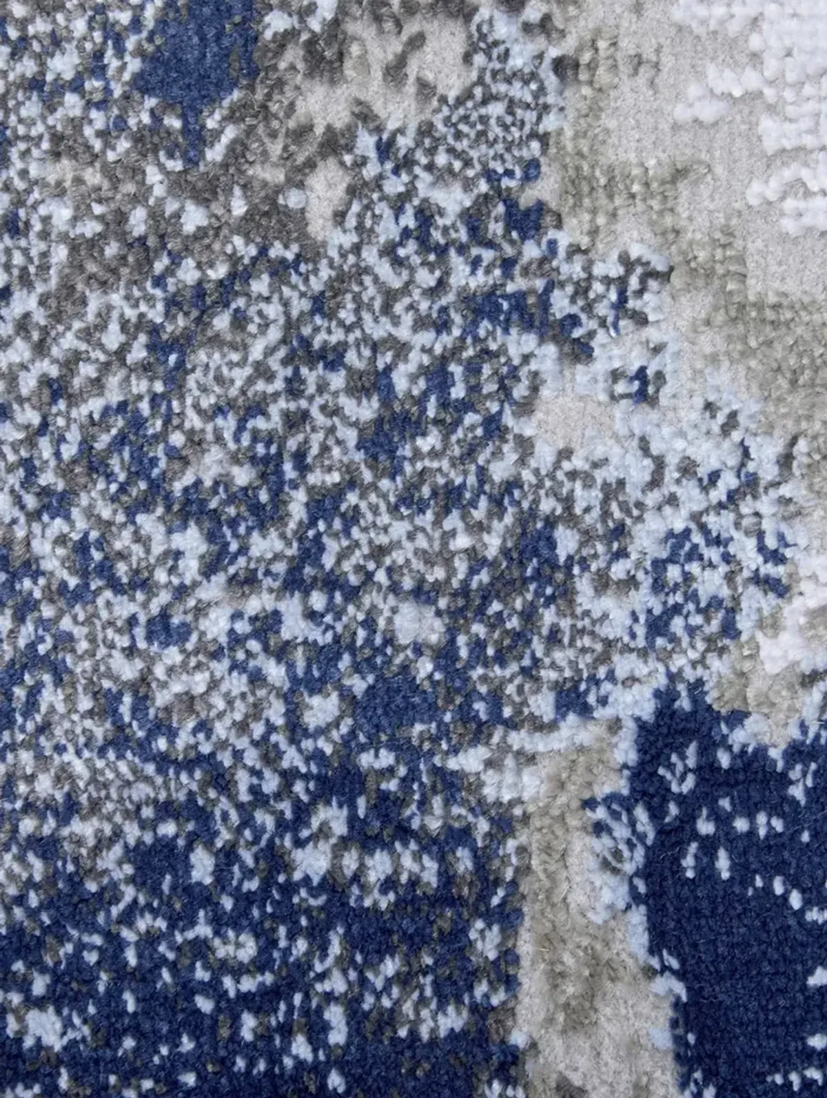 Gaspar 3838F Blue/Gray/White 2'10" x 8' Rug