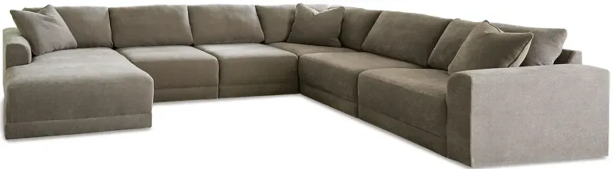 Raeanna 6-Piece Sectional with Chaise