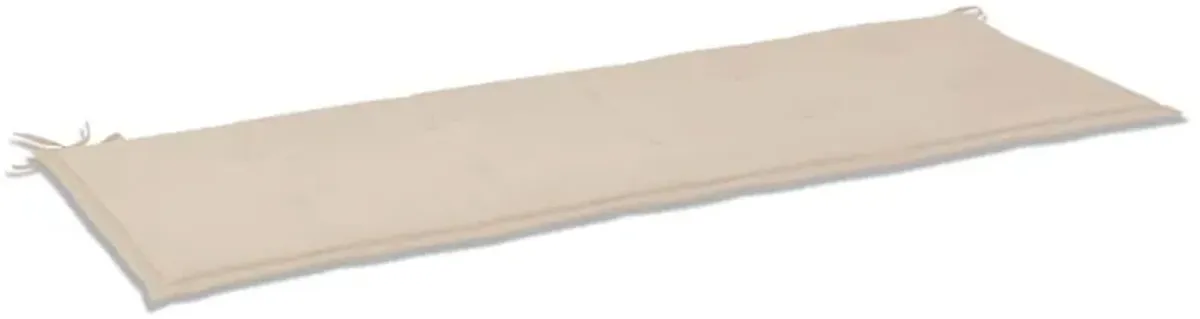 vidaXL Garden Bench Cushion Cream 59"x19.7"x1.18"