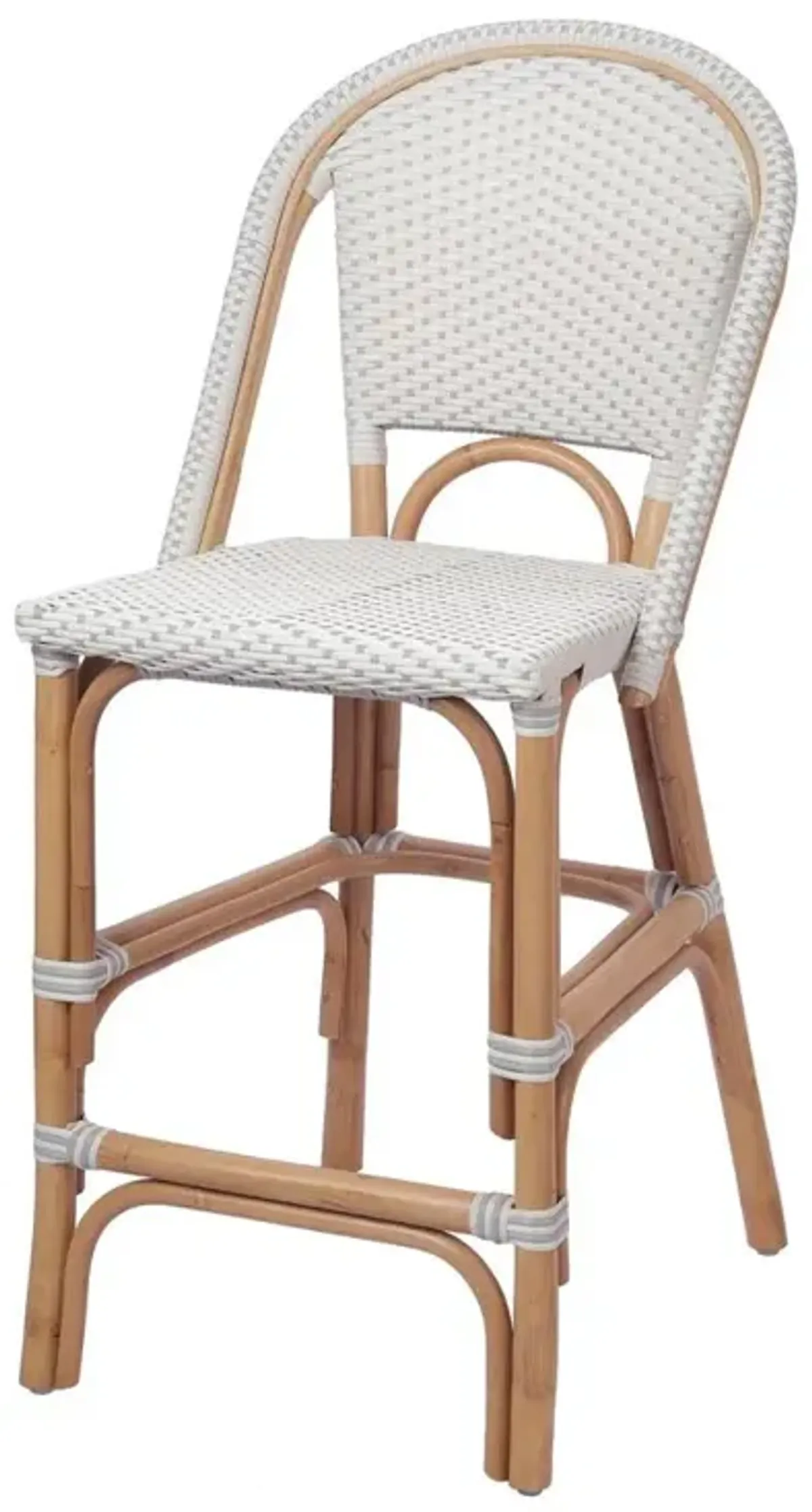 Avignon Paris Rattan Bistro Counter Stool, (Set of 2)