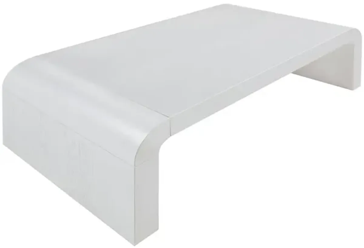 Meridian Furniture Toulon White Oak Veneer Coffee Table
