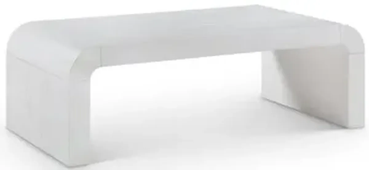 Meridian Furniture Toulon White Oak Veneer Coffee Table