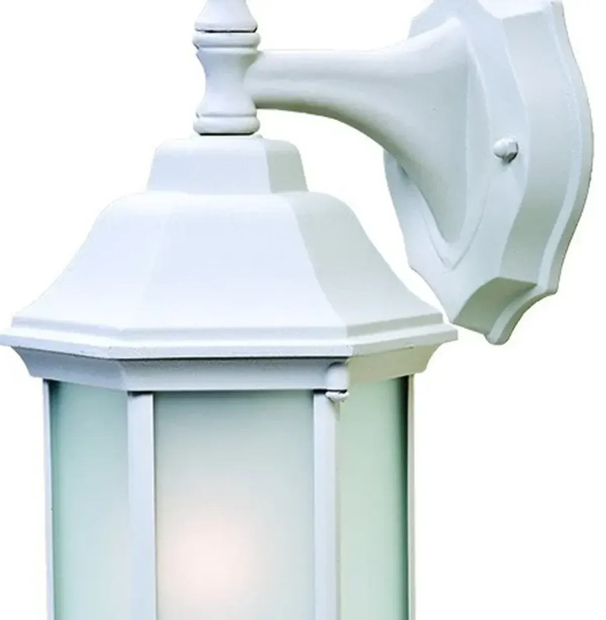 Hivvago XL White Frosted Glass Swing Arm Wall Light