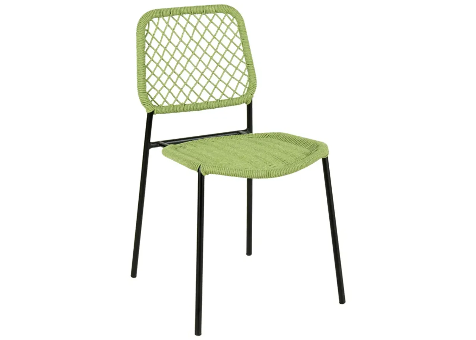 Lucy Natural Dyed Cord Outdoor Dining Chair