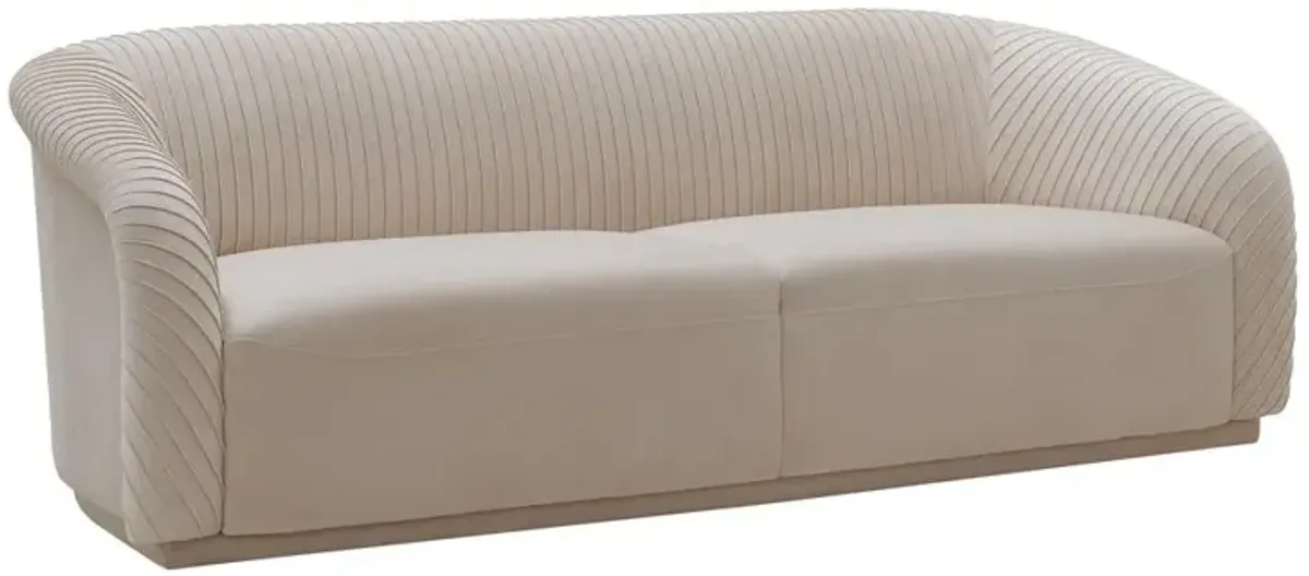 Belen Kox Pleated Velvet Comfort Sofa, Belen Kox