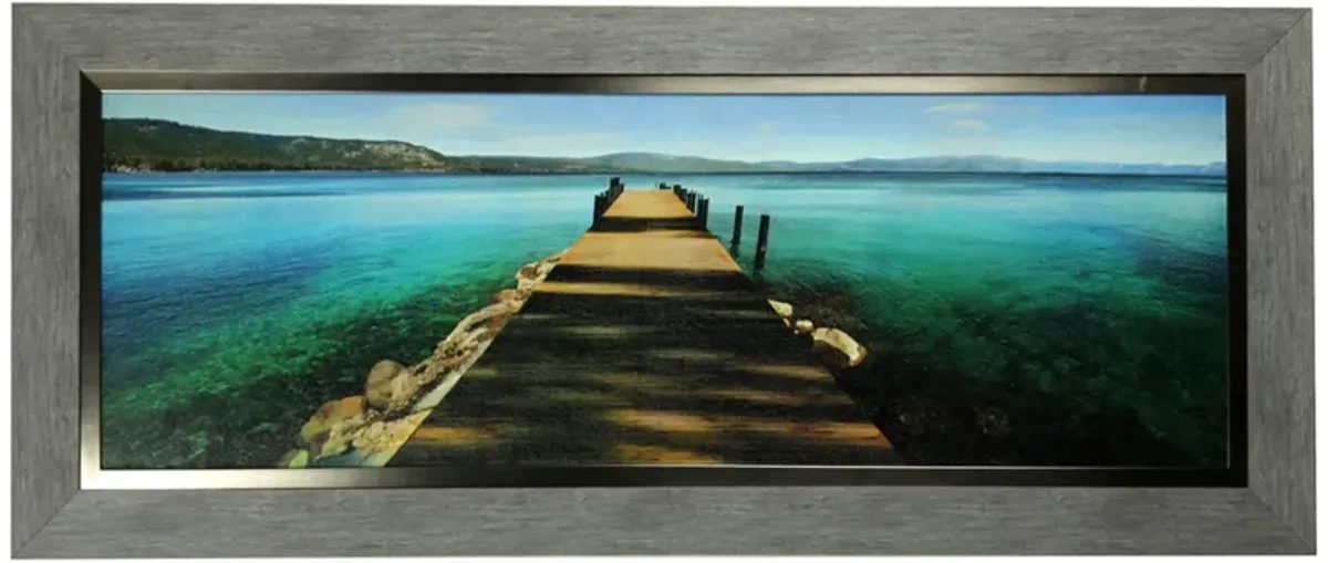 Hues of Blue Framed Print