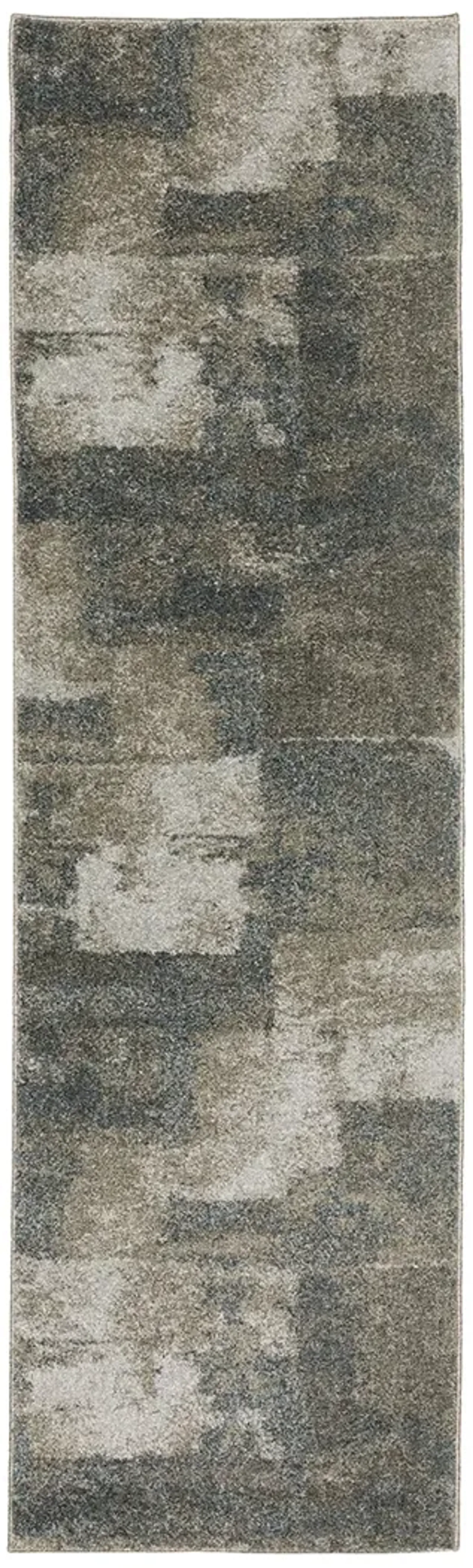 Alton 2'3" x 7'6" Blue Rug